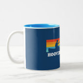 Hoover Reservoir Ohio Canoe Zweifarbige Tasse (Links)