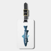 Hoover Reservoir Ohio Fish Gepäckanhänger (Vorderseite vertikal)