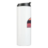 Hoover Reservoir Ohio Red Sunrise Thermosbecher (Nach links gedreht)