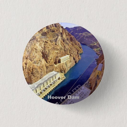 Hoover-Staudamm in Arizona Button (Vorderseite)