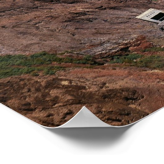 Hoover-Staudamm - Luftansicht Poster (Ecke)