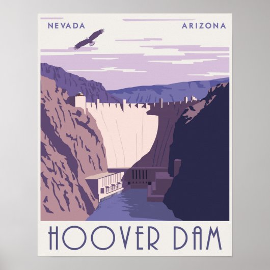 Hoover-Staudamm Poster (Vorne)