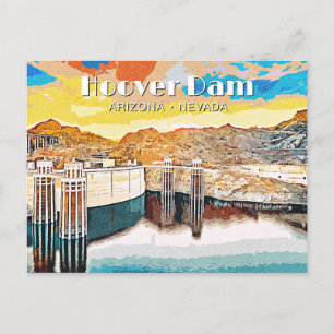 Hoover-Staudamm Postkarte