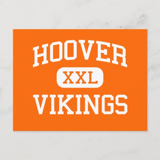 Hoover - Vikings - High School - Nord Kanton Ohio Postkarte (Vorderseite)