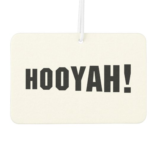 HOOYAH! AUTOLUFTERFRISCHER (Rückseite)