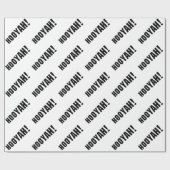 HOOYAH! GESCHENKPAPIER (Flach)