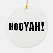 HOOYAH! KERAMIK ORNAMENT (Vorne)
