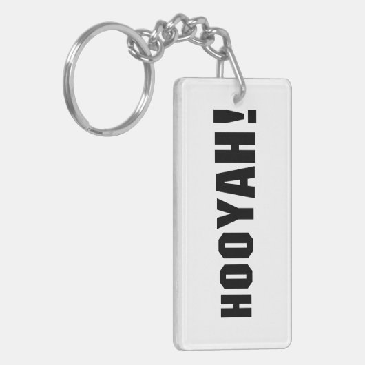 HOOYAH! SCHLÜSSELANHÄNGER (Vorderseite links)