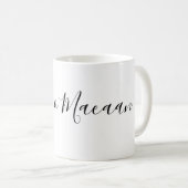 Hooyo Macaan Somali Custom Tasse (VorderseiteRechts)