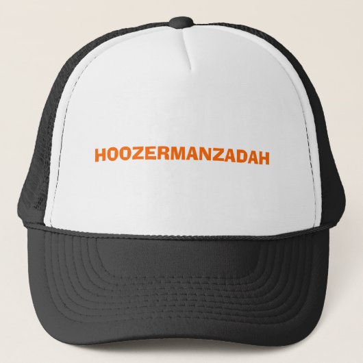 HOOZERMANZADAH TRUCKERKAPPE (Vorderseite)