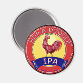 Hop a Doodle IPA Beer Magnet (Vorderseite/Rückseite)