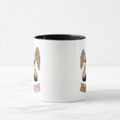 Hop auf dem Kaninchen Mustache Tasse (Zentrum)