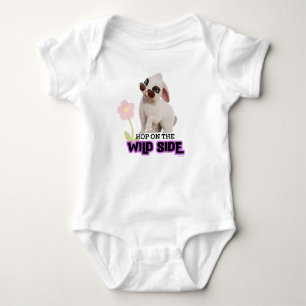 Hop auf der wilden Seite Baby Strampler