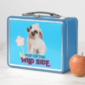 Hop auf der wilden Seite Metall Brotdose (Beispiel)