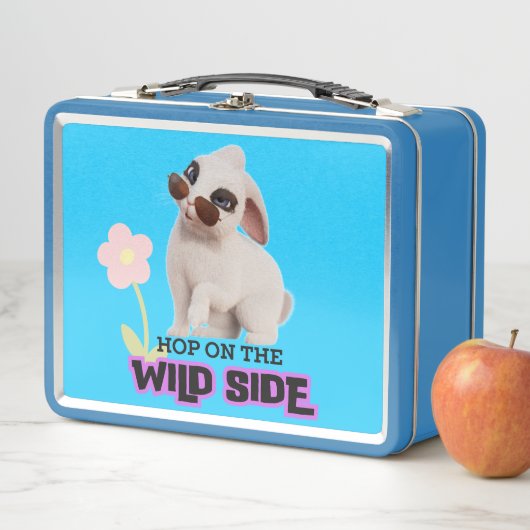 Hop auf der wilden Seite Metall Brotdose (Beispiel)