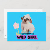 Hop auf der wilden Seite Postkarte (Vorne/Hinten)