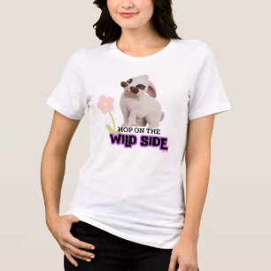 Hop auf der wilden Seite Tri-Blend Shirt