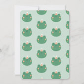 Hop auf Over Frog Birthday Einladung (Rückseite)