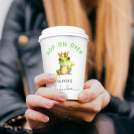 Hop auf über Frog Prince Babydusche Pappbecher