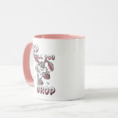 Hop, bis du gefallen bist tasse (Vorderseite Links)