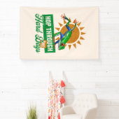 Hop durch die harten Tage Amazonas-Baumfrosch Banner (InSitu)