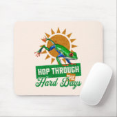 Hop durch die harten Tage Amazonas-Baumfrosch Mousepad (Mit Mouse)