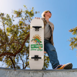 Hop durch die harten Tage Amazonas-Baumfrosch Skateboard