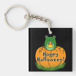 Hop Halloween Frosch Schlüsselanhänger