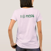 Hop heart Shirt (für die Damen) (Rückseite)