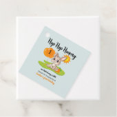 Hop Hooray Niedlicher 1. Geburtstag Geschenkanhänger (Beispiel)