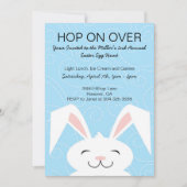 Hop Hop Bunny Rabbit Ostern Party Einladung (Vorderseite)
