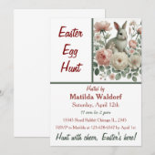 Hop & Hunt: Einladung zur Ostereierjagd (Vorne/Hinten)