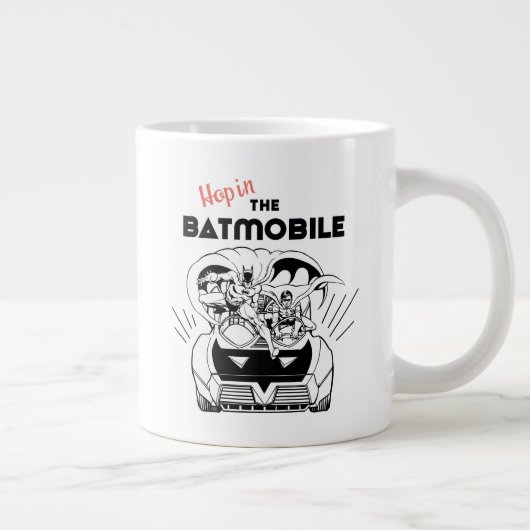 Hop in Batmobile Jumbo-Tasse (Rechts)