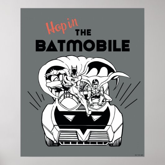 Hop in Batmobile Poster (Vorne)