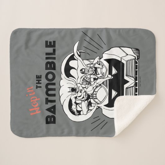 Hop in Batmobile Sherpadecke (Vorderseite (Horizontal))