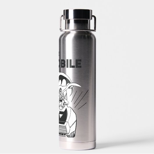 Hop in Batmobile Trinkflasche (Rückseite)