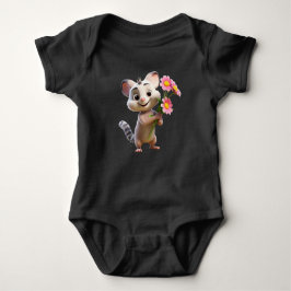 Hop in Cuteness Rabbit Baby Bodysuit Baby Strampler