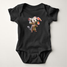 Hop in Cuteness Rabbit Baby Bodysuit