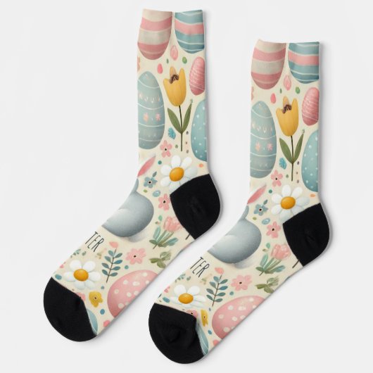 Hop in Ostern Socken (Linkes Detail)