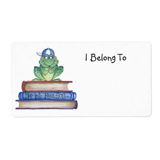 Hop in Reading Property Label (Vorne)