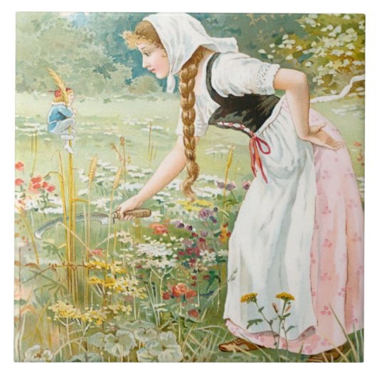 "Hop O My Thumb" von E S Hardy Fliese (Vorderseite)