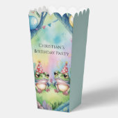 Hop On Over Birthday Party  Geschenkschachtel (Rückseite)