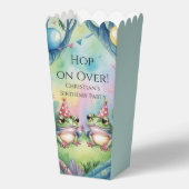 Hop On Over Birthday Party  Geschenkschachtel (Vorderseite)