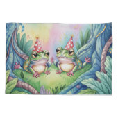 Hop On Over Birthday Party Gift Kissenbezug (Rückseite)