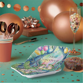 Hop On Over Birthday Party Pappteller