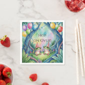 Hop On Over Birthday Party Serviette (Beispiel)