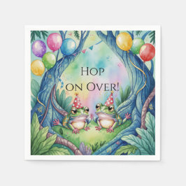Hop On Over Birthday Party Serviette