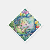 Hop On Over Birthday Party Serviette (Ecke)