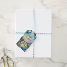 Hop On Over Birthday Party Thank You Geschenkanhänger