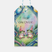 Hop On Over Birthday Party Thank You Geschenkanhänger (Vorderseite)